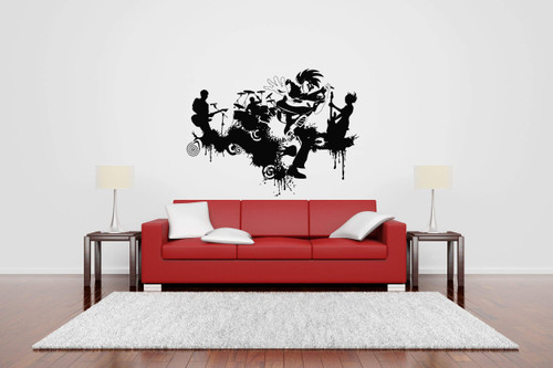 Wall Sticker Music Band Rock Star Guitar Singer Bar Poster Man Cave Vinyl Mural Decal Art Decor SA3513 Wall Sticker Music Band Rock Star Guitar Singer Bar Poster Man Cave Vinyl Mural Decal Art Decor SA3513