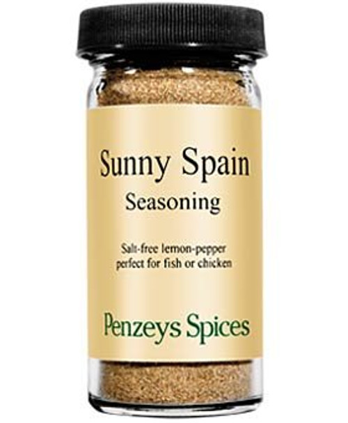 Sunny Spain Seasoning By Penzeys Spices 2.4 oz 1/2 cup jar (Pack of 1) Sunny Spain Seasoning By Penzeys Spices 2.4 oz 1/2 cup jar (Pack of 1)