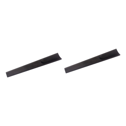 VICASKY 2pcs Cleaning Violin Fingerboard Violin Fretboard Replacement Parts Quarter Violin Fretboard Bling Accessories Ebony Violin Fingerboard B02 Wooden Plate No Product