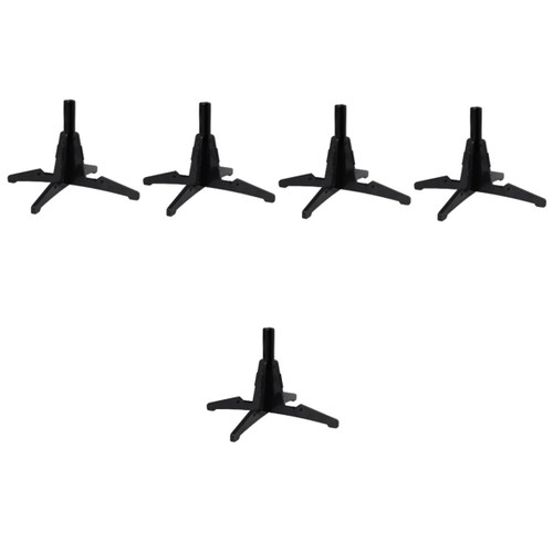 ERINGOGO 5pcs 4 Musical Instrument Stand Oboe Bracket Foldable Stand Flute 4 Legs Folding Base Foldable Clarinet Stand Saxophone Accessories Clarinet Floor Stand Wind Instrument Bass Abs
