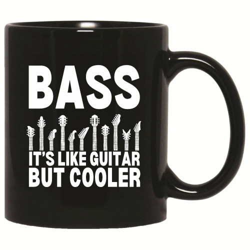 Mens Bass Guitar Gift Idea for Musician Gifted Guitarist 11oz 15oz Black Coffee Mug Mens Bass Guitar Gift Idea for Musician Gifted Guitarist 11oz 15oz Black Coffee Mug