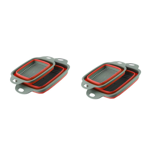 BESTOYARD 4 Pcs Vegetables Fruit Strainer Washing Basket Strainer Kitchen Collapsible Colander Collapsible Colander Strainer Draining Pasta Vegetable Fruit Colander Counter Foldable BESTOYARD 4 Pcs Vegetables Fruit Strainer Washing Basket Strainer Kitchen Collapsible Colander Collapsible Colander Strainer Draining Pasta Vegetable Fruit Colander Counter Foldable