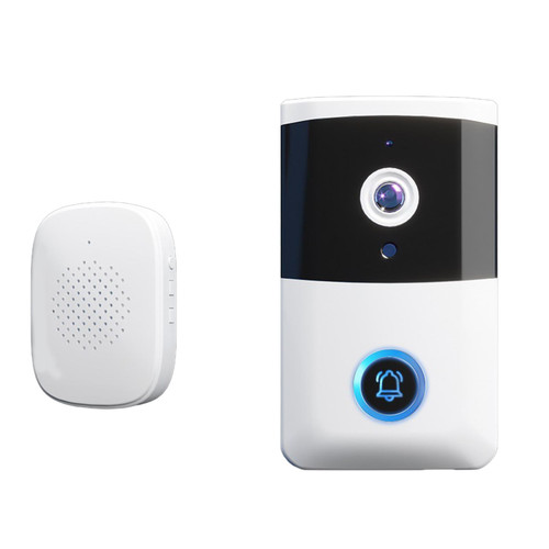 Wireless Doorbells for Home Smart Wireless Doorbell Camera Wireless 2.4G WiFi Doorbell Remote Video Doorbell with Two Way Audio, Night Vision Door Chime Door Bells for Home Security System Cool Stuff