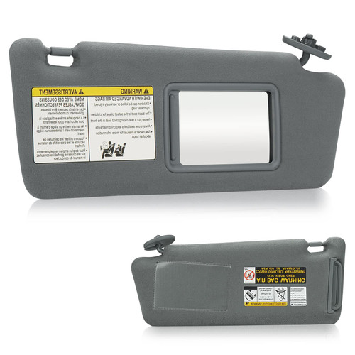 Youxmoto Sun Visor for Toyota Tacoma 2005-2012 Right Passenger Side, Grey Replacement for Toyota Tacoma 2005 2006 2007 2008 2009 2010 2011 2012, Replaces # ?74310-04081-E0 Youxmoto Sun Visor for Toyota Tacoma 2005-2012 Right Passenger Side, Grey Replacement for Toyota Tacoma 2005 2006 2007 2008 2009 2010 2011 2012, Replaces # ?74310-04081-E0