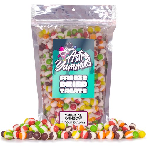 Astro Yummies Freeze Dried Skittles Rainbow Candy (Large - Full Pound / 16 oz) Extreme Fruity Flavor - Crunchy Treats - Original Strawberry Lemon Lime Grape Orange Astro Yummies Freeze Dried Skittles Rainbow Candy (Large - Full Pound / 16 oz) Extreme Fruity Flavor - Crunchy Treats - Original Strawberry Lemon Lime Grape Orange