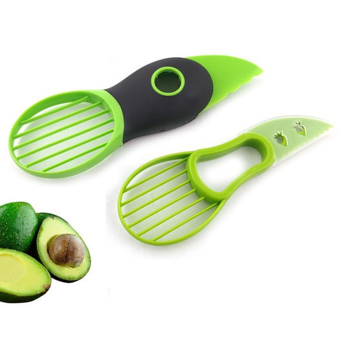 Bafnsiji Avocado Slicer, 3 in 1 Multifunctional Avocado Cutter Slicer, Avocado Slicer Tool, Kitchen Gadget Avocado Splitter, Avocado Peeler