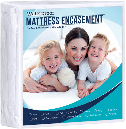 Utopia Bedding Zippered Mattress Encasement Short Queen - 100% Waterproof and Bed Bug Proof Mattress Protector - Absorbent, Six-Sided Mattress Cover Utopia Bedding Zippered Mattress Encasement Short Queen - 100% Waterproof and Bed Bug Proof Mattress Protector - Absorbent, Six-Sided Mattress Cover