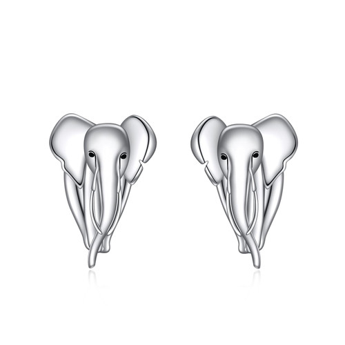 YFN Elephant Earrings Sterling Silver Elephant Stud Earrings Cute Animal Stud Earrings Elephant Jewelry Gifts for Women Girls Daughter YFN Elephant Earrings Sterling Silver Elephant Stud Earrings Cute Animal Stud Earrings Elephant Jewelry Gifts for Women Girls Daughter