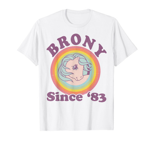 My Little Pony Brony Since '83 Retro Rainbow Circle T-Shirt