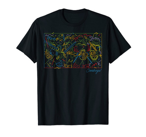 Teenage Mutant Ninja Turtles Rainbow Cowabunga T-Shirt