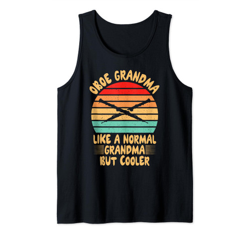 Oboe Grandma like a normal Grandma but cooler Oboist Tank Top
