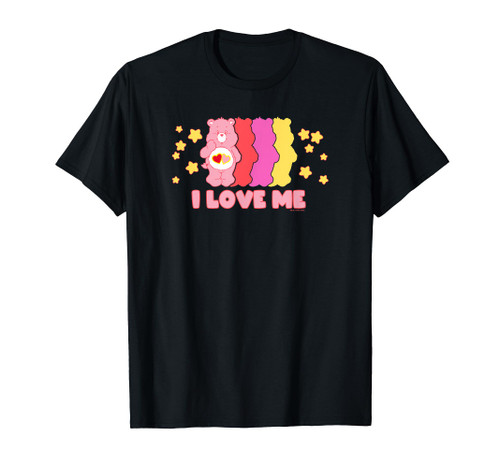 Care Bears Valentine's Day Love-a-Lot Bear I Love Me Rainbow T-Shirt