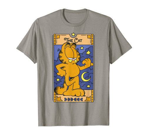 Garfield Halloween Tarot Card The Cat T-Shirt
