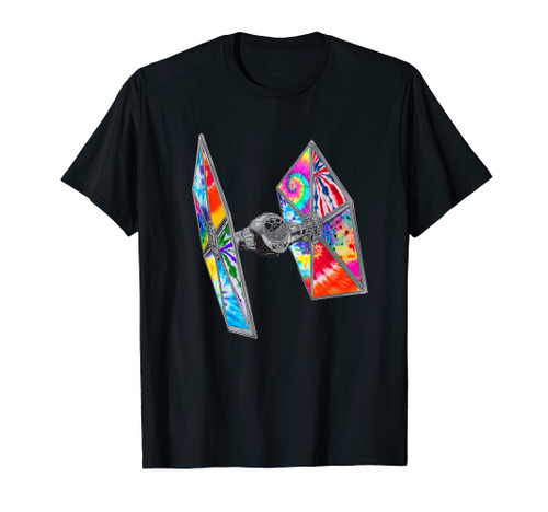 Star Wars TIE Fighter Rainbow Tie Dye T-Shirt