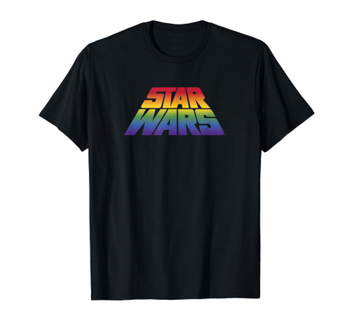 Star Wars Perspective Rainbow Logo T-Shirt