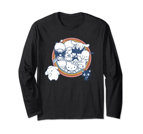 Hello Kitty and Friends Vintage Rainbow Circle Long Sleeve T-Shirt
