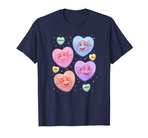 Teenage Mutant Ninja Turtles Valentine's Day Candy Hearts T-Shirt Teenage Mutant Ninja Turtles Valentine's Day Candy Hearts T-Shirt