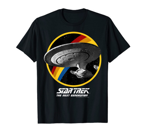 Star Trek: The Next Generation Rainbow Ship Badge T-Shirt