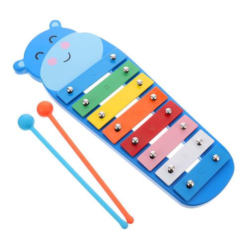 Totority Octave Percussion Instrument Toy Xylophone Musical Toy Xylophone Musical Instrument Kids Musical Instruments Educational Musical Instrument Toys Child Hand Percussion Wooden Metal