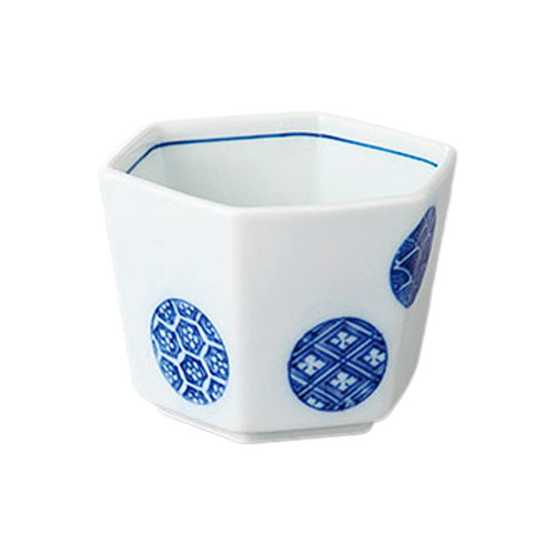 ????(Yamasita Craft) Yamashita Kogei 707811022 Square Small Pot, Round Pattern Lattice Hexagon Deep Pot, 3.6 x 3.3 x 2.5 inches (9.3 x 8.4 x 6.4 cm)