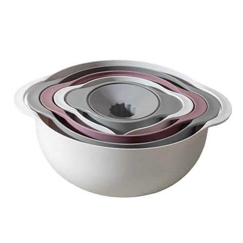 Zerodeko 1 Set Set of Five Draining Baskets Mesh Strainer Kitchen Fruit Strainer Vegetable Washing Basin Food Strainer Collapsible Strainer Colanders Cooking Vegetables Sink Pp Drain Basin