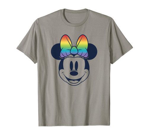 Disney Mickey & Friends Minnie Mouse Rainbow Pride Bow T-Shirt