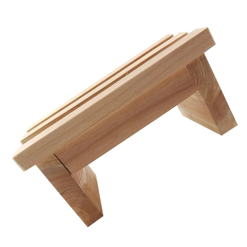 Veemoon 2pcs Wooden Low Stool Foldable Step Stool Small Stool Wood Footstool Portable Toddler Bed Kids' Step Stools Kid Stool Kids Step Stools for Toddlers Bathroom Square Children's Stool