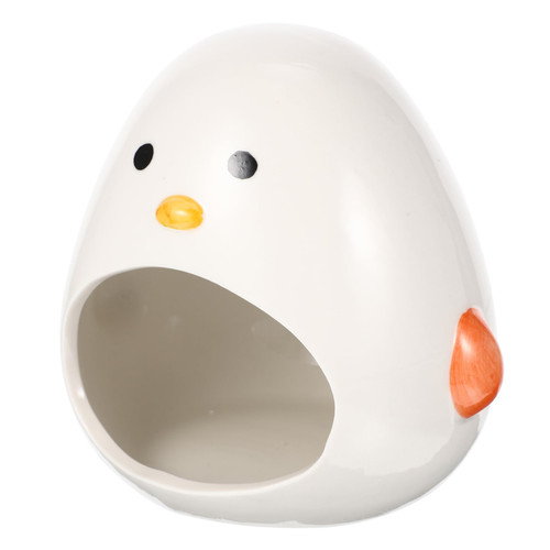 Happyyami Hamster Ceramic Nest Sturdy Hamster Hideout Decorative Hamster House Chinchilla Accessory Chinchilla House Small Hamster Hideout Sturdy Hamster Bed Chinchilla Supply Hamster Supply