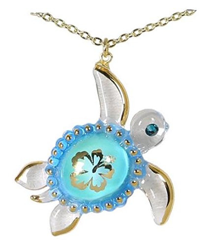 Glass Baron ~ Aloha Sea Turtle Necklace