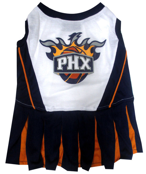 Pets First NBA Phoenix Suns Dog Cheerleader Dress, Small