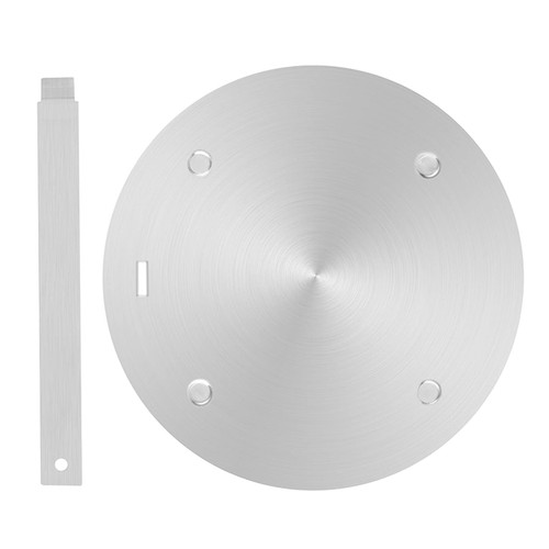 11inch Stainless Steel Induction Cooktop Mat, Induction Converter Heat Diffuser Simmer Ring Plate, Induction Cooktop Heat Diffuser Induction Plate with Handle Adapter Converter (20cm/7.8inch)