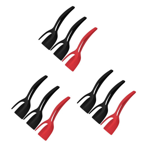 MAGICLULU 9 Pcs Egg Shovel Multi-functional Flipping Spatula Home Spatula Cooking Tongs Barbecue Tong Tongs Clamps Kitchen Spatula Tongs Cooking Spatula Fried Eggs