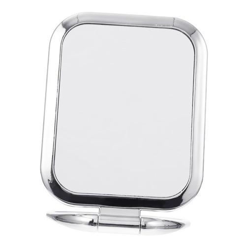 Ipetboom Rectangular Mirror 2pcs Double Sided Makeup Mirror LED Plastic Mirror Stand Girl Portable Dresser