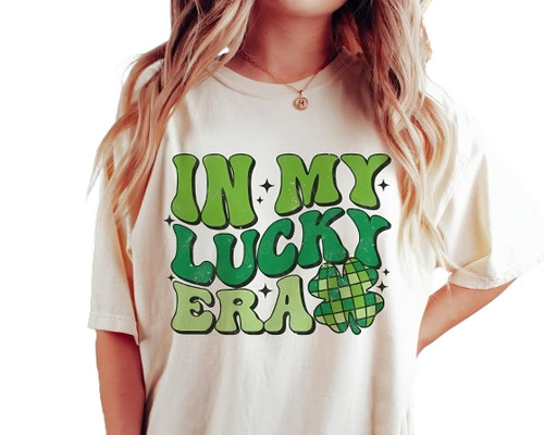 HHVintage In My Lucky Era Saint Patrick's Day Shirt, St Patrick's, St Patricks Day Family Shirt, Shamrock Gift For St Patricks Day, Clover Lucky Shirt HHVintage In My Lucky Era Saint Patrick's Day Shirt, St Patrick's, St Patricks Day Family Shirt, Shamrock Gift For St Patricks Day, Clover Lucky Shirt