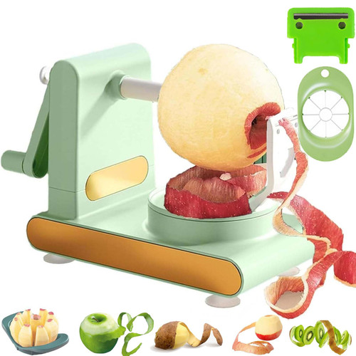 EZGHAR Multi Fruit Peeler, Home Essentials Multi-Fruit Peeler 2.0, 2024 Upgrade Hand Peeler Fruit Peeler Machine, Stainless Steel Fruit and Vegetable Peeler for Potatoes, Apples (Light Green) EZGHAR Multi Fruit Peeler, Home Essentials Multi-Fruit Peeler 2.0, 2024 Upgrade Hand Peeler Fruit Peeler Machine, Stainless Steel Fruit and Vegetable Peeler for Potatoes, Apples (Light Green)