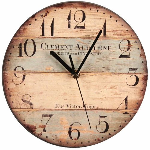 Wall Clock 9" Silent Non-Ticking Quality Quartz Battery Operated Small Clock for Home/Office/Kitchen/Classroom/Bedroom Easy to Read (9")
