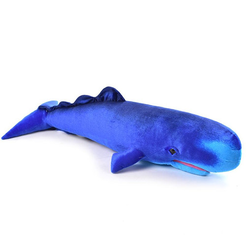 POPOTATO Giant Sperm Whale Stuffed Animal - 31'' Realistic Blue Whale Plush - Plushy and Squishy Fish Toy - Cute Marine Life Ocean Pillow Plushie Toys Gift for Boys and Girls POPOTATO Giant Sperm Whale Stuffed Animal - 31'' Realistic Blue Whale Plush - Plushy and Squishy Fish Toy - Cute Marine Life Ocean Pillow Plushie Toys Gift for Boys and Girls