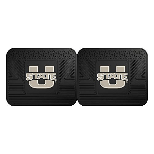 FANMATS NCAA Utah State University Aggies Vinyl 2-Pack Utility Mats