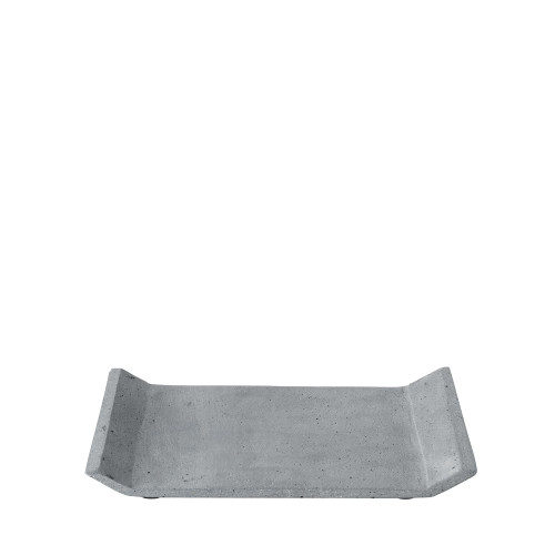 blomus Moon Bowl, Dark Grey, Height: 2.5 cm, Width: 30 cm, Depth: 12.5 cm