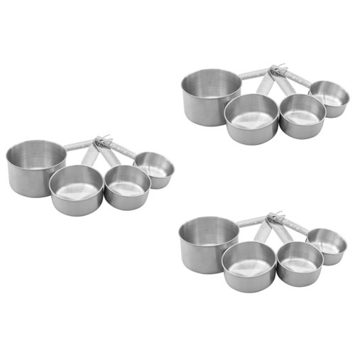 12 Pcs Stainless Steel Measuring Spoon Table Spoons Micro Spoon Teaspoon Measuring Spoons Tablespoon Scoop Measuring Spoons Stainless Steel Measure Spoon Metal Long Handle