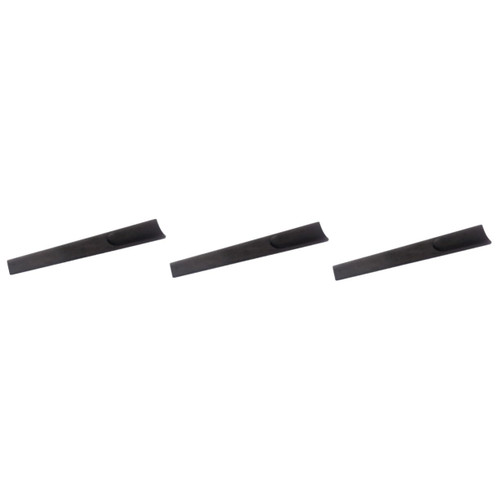 Vaguelly 3pcs / Size Violin Fingerboard Ebony Wood Violin Fingerboard Cleaning Accessories Bling Accessories Fiddle Fretboard Violin Finger Guide Fingerboard 3/4 Size Violin Fingerboard Set