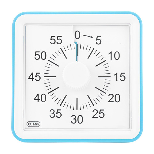 Mute Visual Timer, Countdown Visual Timer for School (Blue)