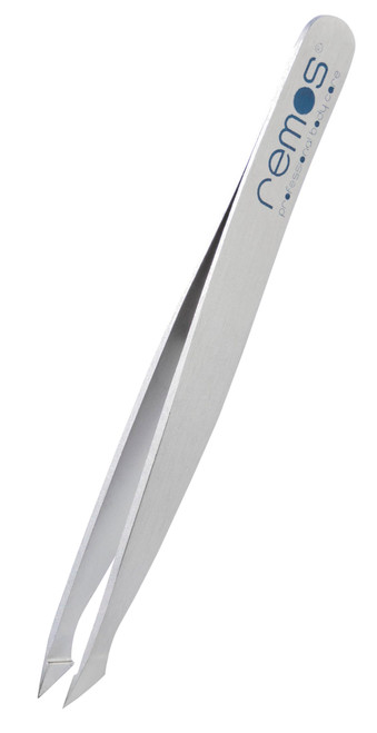 REMOS Combination Tweezers Stainless Steel [3.75"/ 9.5 cm] - for splinters and Hair Satin