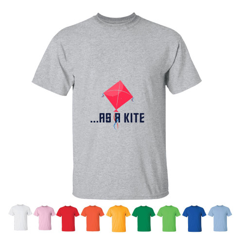 Personalized Kite Gifts for Loved Ones Ideal Gift Idea for Birthdays or Celebrations Men Women White Gray T shirt