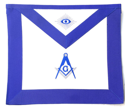Equinox MR Masonic master mason blue lodge new member apron [royal blue] border