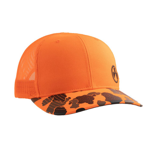 Magpul Trucker Hat Snap Back Baseball Cap, One Size Fits Most, Icon Blaze Orange
