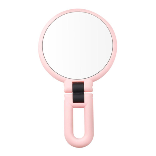 Angoily 2pcs Double Sided Magnifying Glass 10x Magnifying Mirror Magnifying Handheld Mirror Portable Make up Mirror Dresser Magnifying Pocket Mirror Tool Miss Glass Mirror Cosmetic