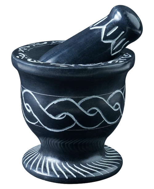 Black Marble Mortar and Pestle Set- Guacamole Bowls - Pestle and Mortar Bowl Pill Crusher, Spice Grinder, Herb Bowl, Garlic, Paste, Pesto, Crushing & Mashing Spices Mortar Pestle Black Marble Mortar and Pestle Set- Guacamole Bowls - Pestle and Mortar Bowl Pill Crusher, Spice Grinder, Herb Bowl, Garlic, Paste, Pesto, Crushing & Mashing Spices Mortar Pestle