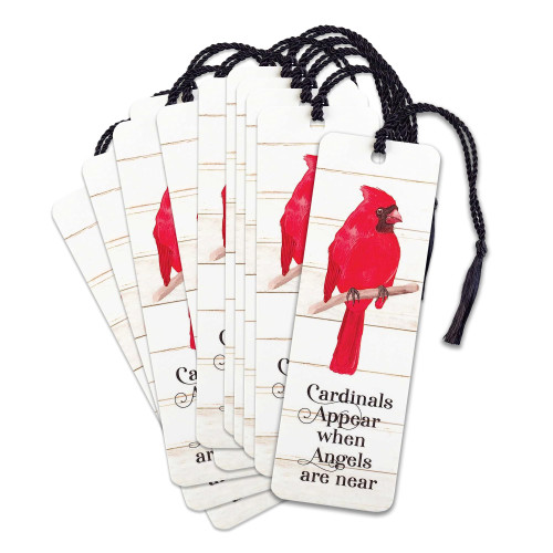 Dicksons Cardinals Appear Angel Near Red 2 x 6 Paper Keepsake Bookmark with Tassle Pack of 12 Dicksons Cardinals Appear Angel Near Red 2 x 6 Paper Keepsake Bookmark with Tassle Pack of 12