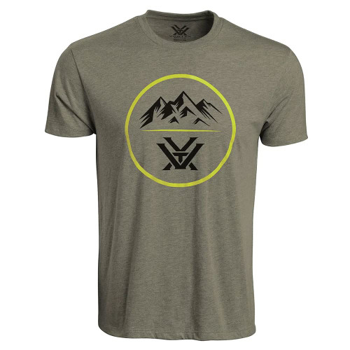 Vortex Optics Three Peaks Short Sleeve Shirt - Military Heather - X-Large